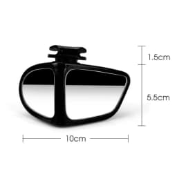 2Pcs Car Rearview Mirrors 360° Blind Spot Mirror Adjustable Rotatable Convex Wide-angle Clear Rearview Safety Mirror Accessories