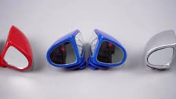 2Pcs Car Rearview Mirrors 360° Blind Spot Mirror Adjustable Rotatable Convex Wide-angle Clear Rearview Safety Mirror Accessories