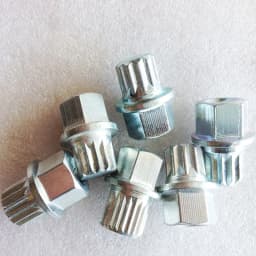 Anti-theft Wheel Bolt Lock Nut Key Adapter #0 to #9 8D0601139F For Volkswagen VW Golf Jetta Passat Touran For Audi A4 A6 A8 TT