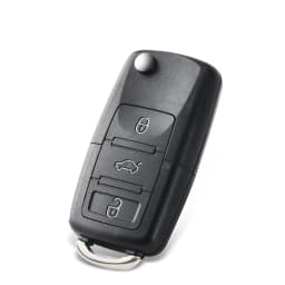 KEYYOU Replace 3 Buttons Flip Remote Car Key Case Shell For VW For Volkswagen Golf Passat MK4 Seat Altea Alhambra Ibiza