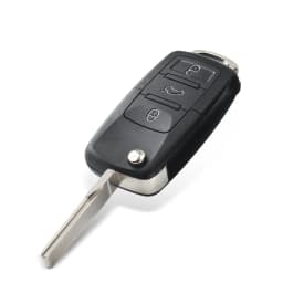KEYYOU Replace 3 Buttons Flip Remote Car Key Case Shell For VW For Volkswagen Golf Passat MK4 Seat Altea Alhambra Ibiza