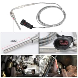 Car Exhaust Temp Gauge Exhaust Gas Meter Digital With Sensor EXT Temperature Meter Turbo for 4WD Hilux Patrol EGT WX-TAG06-QY