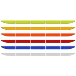 Car Sticker Reflective Warning Safety Tape Anti Collision Warning Reflective Strips For Automobile Trunk Car Exterior Accessorie