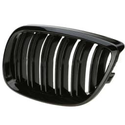 Gloss Black Racing Grill Double Line Slat Grille Car Front Bumper Grilles Kidney For BMW 3 Series E92 E93 M3 2006-2009 2 Door