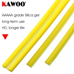 2pcs 6mm Silica Gel Silicon Refill Strips Car Wiper Blades Silicon/Rubber Bands for Wipers for Frameless Wipers 26" 28" 30" 32"