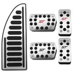 Stainless Steel Car Pedal Covers Pedals Set for Ford Focus 2 3 4 MK2 MK3 MK4 Kuga Escape RS ST 2005 - 2017 Accessories