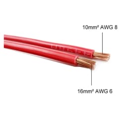 VILASTING Battery Inverter Cable Set with Terminals 8/6AWG Stranded Copper Cord Solar Power Connection Wire with Lug
