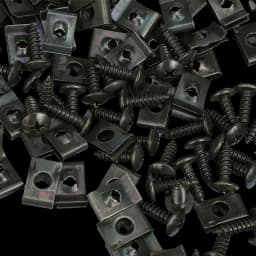 50Pcs Self-tapping Screws Car Metal Screw Fastener Clips Screw M5 Anti-rust Screw for Car Motorcycle Scooter ATV Moped E-bike