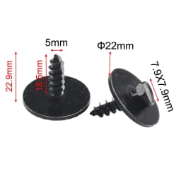 20pcs/set For BMW Front Fender Liner C-Clip Hex Bolt Screw Kit 07147311312 07149213164 Car Accessories