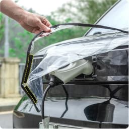 BYD Electric Vehicle Charger Port Cover Outdoor Rainproof Protection Covers for Dolphin Seal Atto 3 Yuan Plus Song Plus Seagull