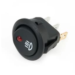 1 Pc On Off Rocker Switch Red Led Fog Light Lamp Symbol Car Van Truck 23mm DC 12V 20A ABS Plastic Fit For Car Van Truck