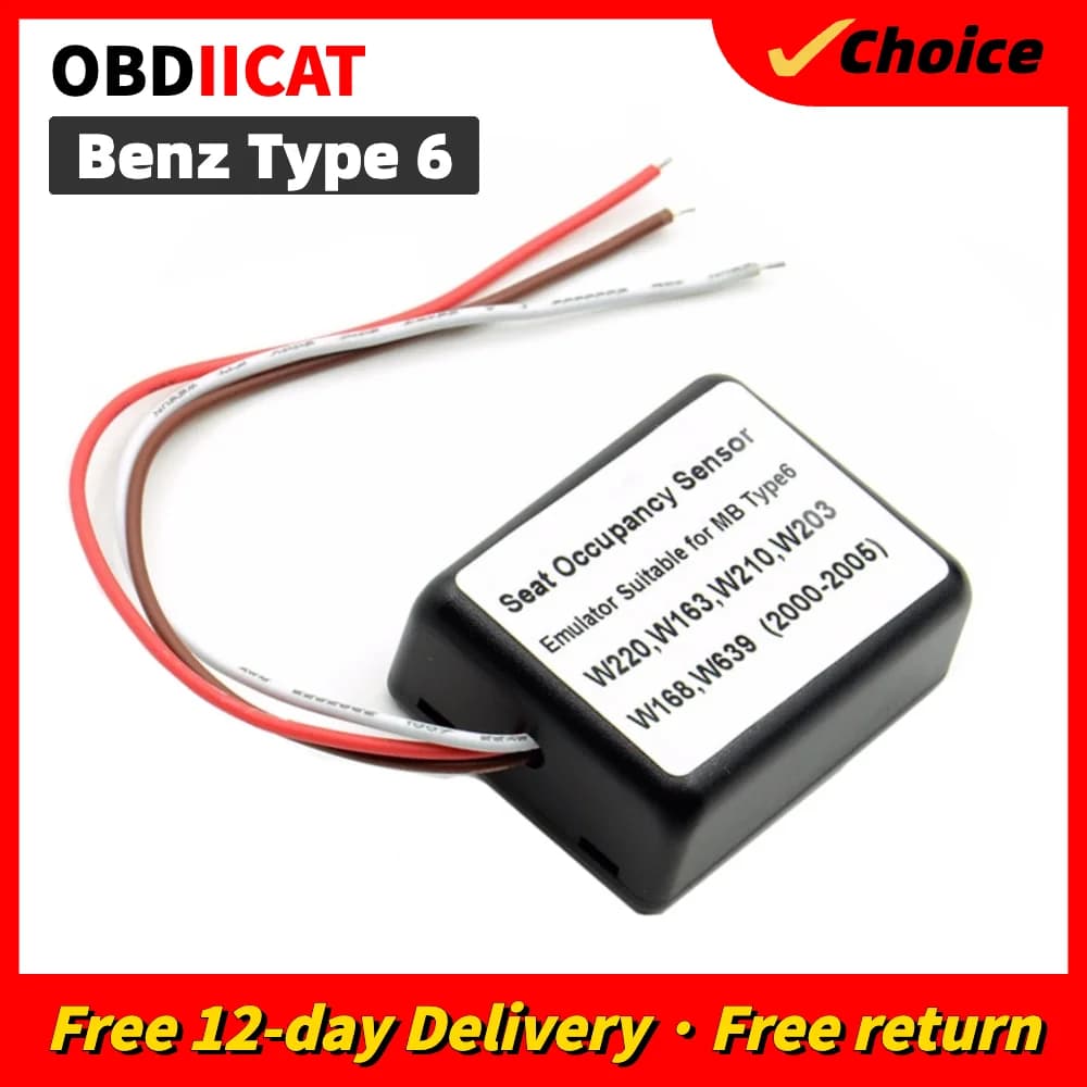 Best Price New Seat Occupation Sensor Emulator Suitable for MB Type 6 SRS for Mercedes / Benz W220 W163 W210 W203 W168 W639
