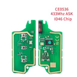 KEYYOU Remote Car Key Circuit Board 2/3 Button ASK FSK Fob For Peugeot 407 407 307 308 607 For Citroen C2 C3 C4 C5 CE0536 CE0523