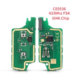 KEYYOU Remote Car Key Circuit Board 2/3 Button ASK FSK Fob For Peugeot 407 407 307 308 607 For Citroen C2 C3 C4 C5 CE0536 CE0523