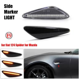LED Dynamic Turn Signal Blinker Flashing Light Side Marker Lamp Blinker For Mazda MX5 RX-8 6 Atenza GH 5 Premacy Spider