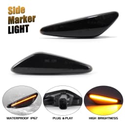 LED Dynamic Turn Signal Blinker Flashing Light Side Marker Lamp Blinker For Mazda MX5 RX-8 6 Atenza GH 5 Premacy Spider