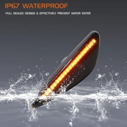 LED Dynamic Turn Signal Blinker Flashing Light Side Marker Lamp Blinker For Mazda MX5 RX-8 6 Atenza GH 5 Premacy Spider