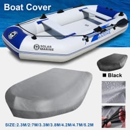 Boat Cover Inflatable Dinghy Cover Waterproof UV Sun Dust Protection Boat Tarpaulin Boat Accessories