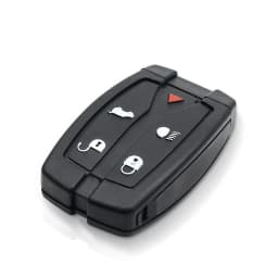 KEYYOU Replacement Key Case Shell For Land Rover Freelander 2 Discovery Remote Smart Car Key Fob 5 Button Uncut Blade