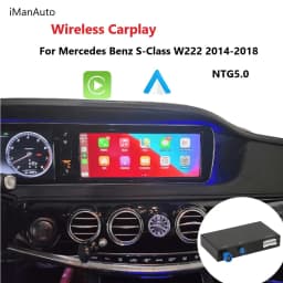 Wireless CarPlay Android Auto For Mercedes Benz C GLC CLA GLA S-Class W222 W205 NTG5  Module Car Accessories