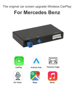 Wireless CarPlay Android Auto For Mercedes Benz C GLC CLA GLA S-Class W222 W205 NTG5  Module Car Accessories