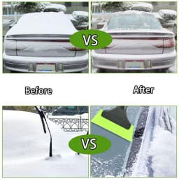 SEAMETAL Non-Scratch Soft Silicone Handy Squeegee Car Water Window Wiper Snow Clean Scraping Tool Film Scraper Car Accessories