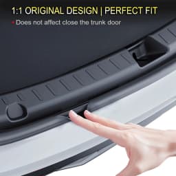 Rear Trunk Bumper Protector Guard For Tesla Model Y Juniper Launch Accessories 2025 2026 Trunk Threshold Sill Cover Mat Plate
