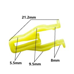 50pcs Center Console Radio DVD Dash Panel Switch Bezel Clip Body Trim Retainer for Car Instrument Audio Navigation Fasteners