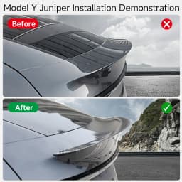 Spoiler for Tesla Model Y Juniper Accessories Spoilers Wings for Tesla Model 3 Highland Accessories 3/Y 2017-2027 ABS Material