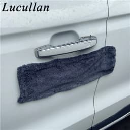 Lucullan Magnet Premium Twist Loop Microfiber Towels For Drying Dripping Water From Door Handle&Mirror