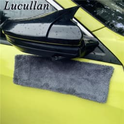 Lucullan Magnet Premium Twist Loop Microfiber Towels For Drying Dripping Water From Door Handle&Mirror