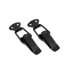 Universal Cars Accessaries 2Pcs Fastener Clip Alloy Mount Hood Pin Bonnet Lock Kit Tunning Lock Kit Down Hood Lock Latch Pins
