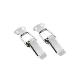 Universal Cars Accessaries 2Pcs Fastener Clip Alloy Mount Hood Pin Bonnet Lock Kit Tunning Lock Kit Down Hood Lock Latch Pins