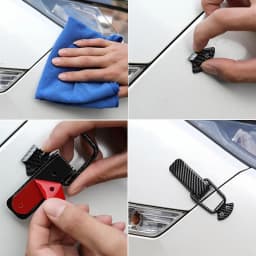 Universal Cars Accessaries 2Pcs Fastener Clip Alloy Mount Hood Pin Bonnet Lock Kit Tunning Lock Kit Down Hood Lock Latch Pins