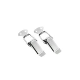 Universal Cars Accessaries 2Pcs Fastener Clip Alloy Mount Hood Pin Bonnet Lock Kit Tunning Lock Kit Down Hood Lock Latch Pins