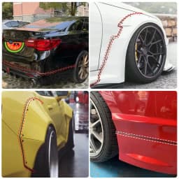 SEAMETAL Universal Car Rubber Sealing Strip Slanted T-Type Auto Door Seal Rubber Weatherstrip Edge Sealant for Car Accessories