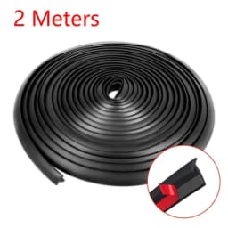 SEAMETAL Universal Car Rubber Sealing Strip Slanted T-Type Auto Door Seal Rubber Weatherstrip Edge Sealant for Car Accessories