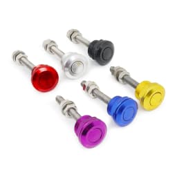 Universal 22mm Car Push Button Bonnet Hood Pin Lock Clip Kit Quick Release Latch Engine Bonne Exterior Parts