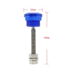 Universal 22mm Car Push Button Bonnet Hood Pin Lock Clip Kit Quick Release Latch Engine Bonne Exterior Parts