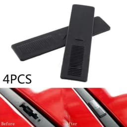 4Pcs Plastic Car Exterior Parts Replacement Roof Racks Roof Rail Rack Moulding Clip Cover For Mazda 3 6 2 CX5 CX7 CX9