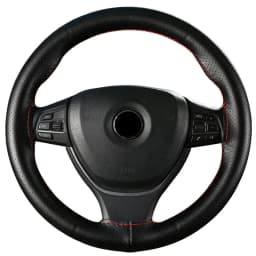 Car Steering Wheel Cover Needles And Braid Thread Artificial Leather Car Covers Suite 3 Color DIY Texture Soft Auto Accessories