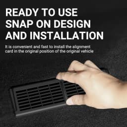 For Tesla Model 3 / Y 2020-2023 Backseat Air Vent Cover ABS Seat Air Conditioning Outlet Protection Cover Grille Mask Decoration