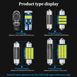 Car LED Interior Light Canbus For Mercedes Benz W202 W203 W204 W205 W210 W211 W212 C207 A207 C E Class Auto Accessories Parts