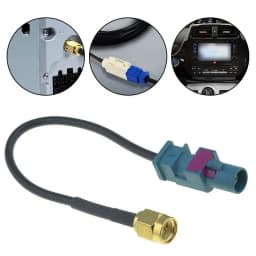 RG174 15cm Universal Antenna Adapter Cable Fakra-Z Male To SMA Male For GSM GPS DAB FM AM Stereo Radio Antenna