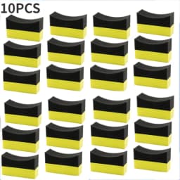 10Pc Tyre Polishing Waxing Sponge Detailing Applicator Sponge Applicator Pads Tire Wash Wipe Cleaning Tool Car Cleaning Brush