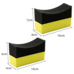 10Pc Tyre Polishing Waxing Sponge Detailing Applicator Sponge Applicator Pads Tire Wash Wipe Cleaning Tool Car Cleaning Brush