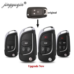 2/3/45B Modified Flip Remote Car Key Shell For Chevrolet Cruze Epica Lova Camaro Fit Buick Opel Vauxhall Insignia Astra Fob Case