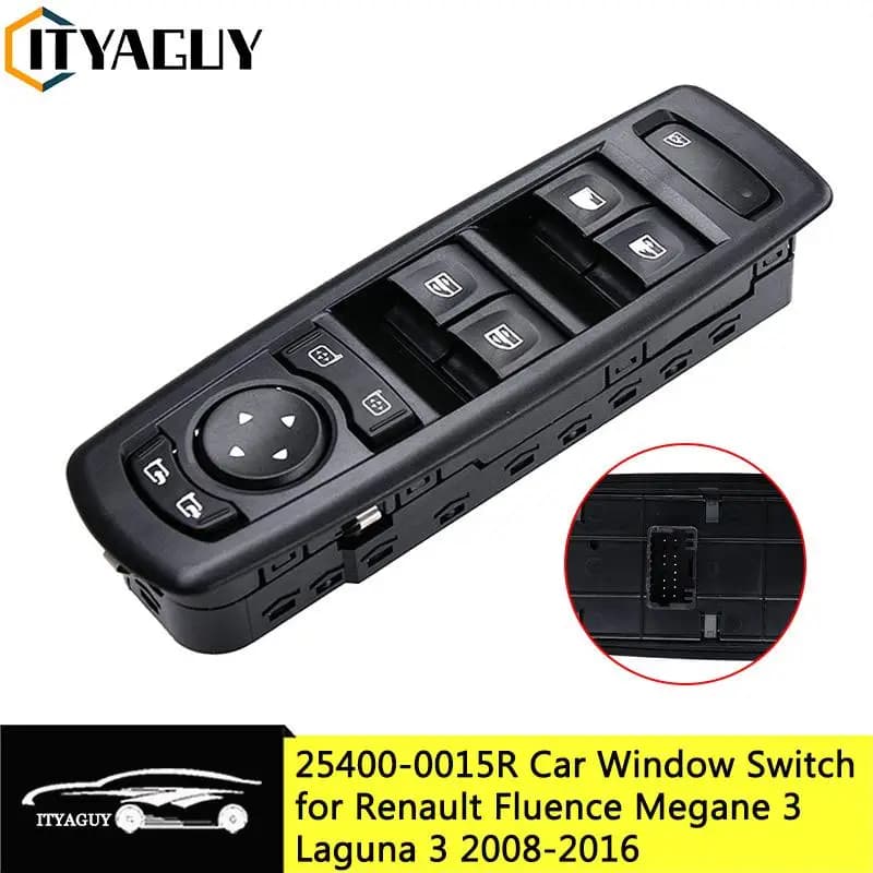 254000015R 25400-0015R Left Driver Electric Power Window Switch For Renault Fluence Megane 3 Laguna 3 2008-2016 Car Accessories