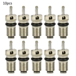 10Pcs/Set AC R134A Valve Core Automotive Car Air Conditioning Cores Needles Repair Kit Heat Resistant Vehicle Car Accessories