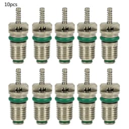 10Pcs/Set AC R134A Valve Core Automotive Car Air Conditioning Cores Needles Repair Kit Heat Resistant Vehicle Car Accessories